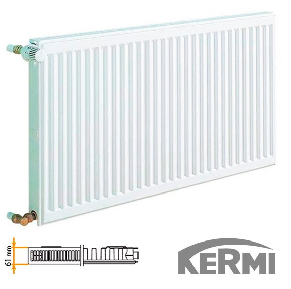 Tērauda radiators KERMI 11-300*900, sānu pieslēgums, FKO