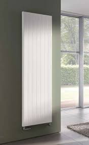 Vertikāls paneļu radiators ar smalki profilētu priekšējo daļu KERMI VERTEO LINE 21 tips, H=1600 mm, L=400 mm, balts