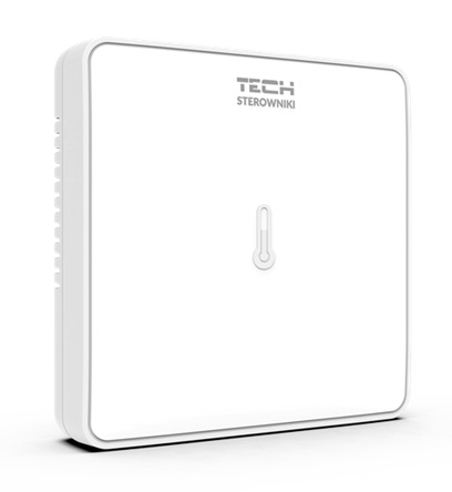 TECH Istabas temperatūras devējs EU-C-8r, bezvadu (priekš L-8 kontroliera), balts