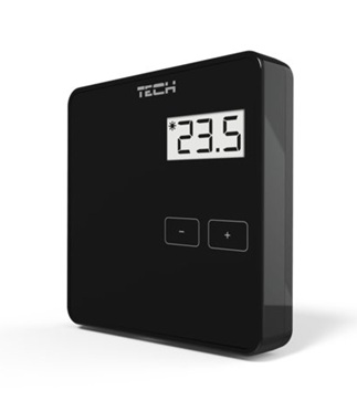 TECH Bezvadu istabas termostats EU-294 v2, melns
