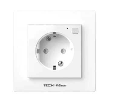 Iebūvējama rāmī rozete FF-230, balta, TECH Sinum