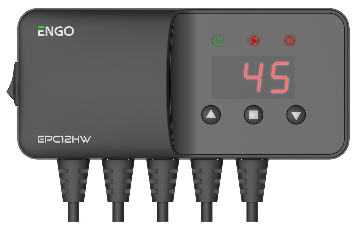 Sūkņa termostats apkures sistēmām un karstajam ūdenim, programmējams, EPC12HW, ENGO