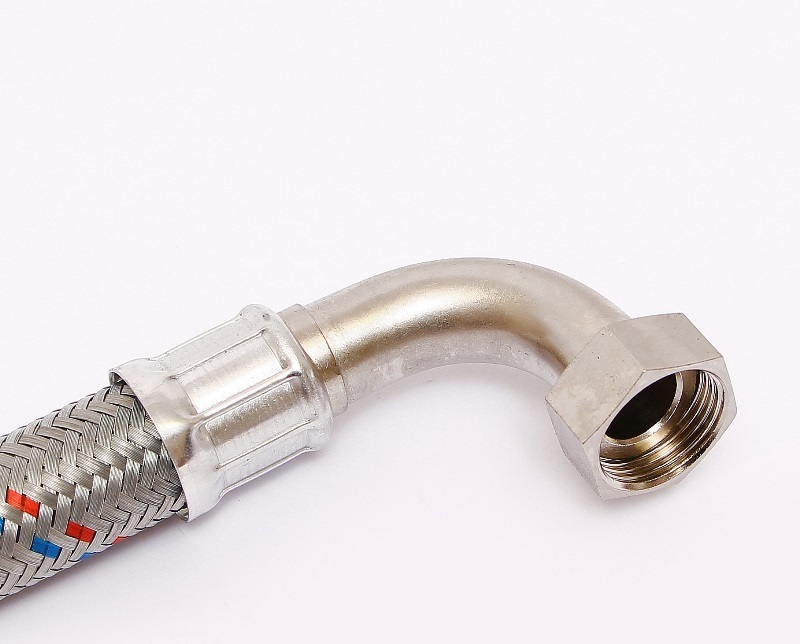 Lokanais pievads ar līkumu sūknim, 3/4'', 500 mm, antivibrācijas, F-M, 120 l/min, TUCAI