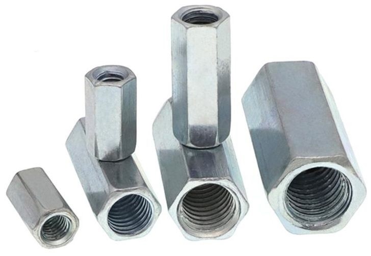 Pagarināts uzgrieznis M-12 mm, cinkots, DIN6334