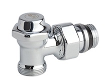 Dvieļu žāvētāja atpakaļgaitas ventīlis 1/2' x 16, stūra, hromēts, GIACOMINI, T29CX003