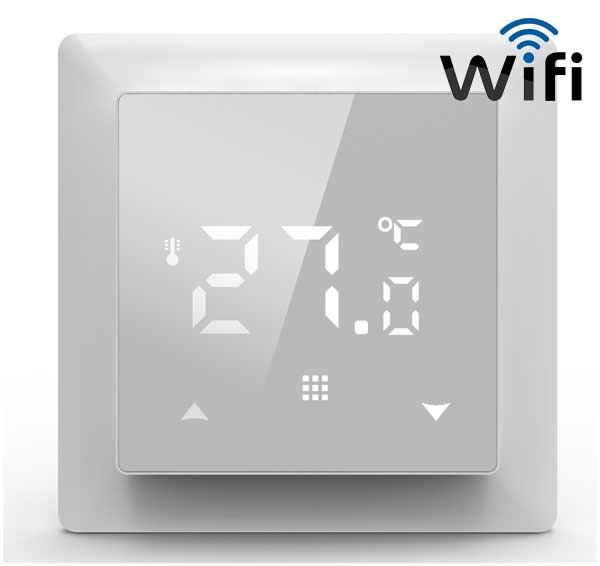 Termostats TERMOFOL TF-H6, programmējams, ar WiFi, balts