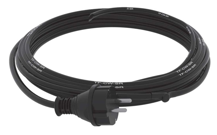 Pašregulējošais pretaizsalšanas apsildes kabelis TF-CW-SR, 1 m, 10 W/m, TERMOFOL, 5907599623052