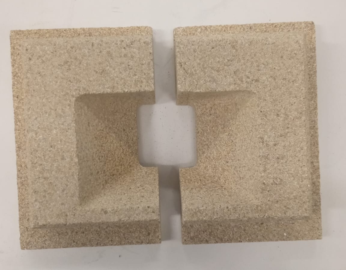 Огнестойкий элемент верхней дверцы гранульного котла PEL-TEC 24, 219 x 169 x 60 мм, Centrometal, 23016