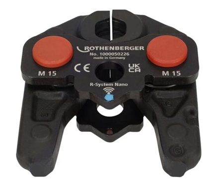 Пресс-клещи NANO iJAW для обжима труб и фитингов, M15, ROTHENBERGER, 1000050226