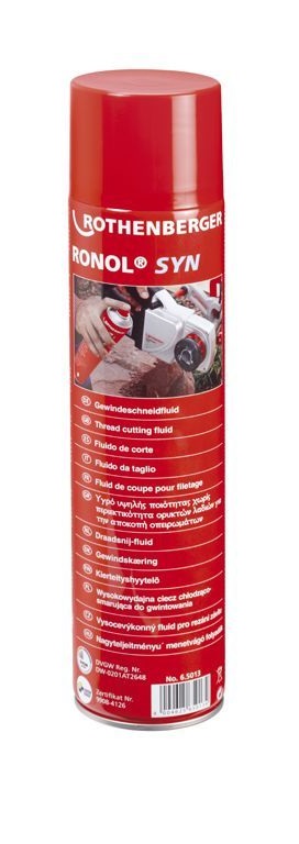 Vītņgriešanas uzsmidzināma sintētiska eļļa Ronol, 600 ml, ROTHENBERGER