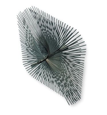 Tērauda dūmvadu birste 200 x 200 mm, cauruļu tīrīšanai