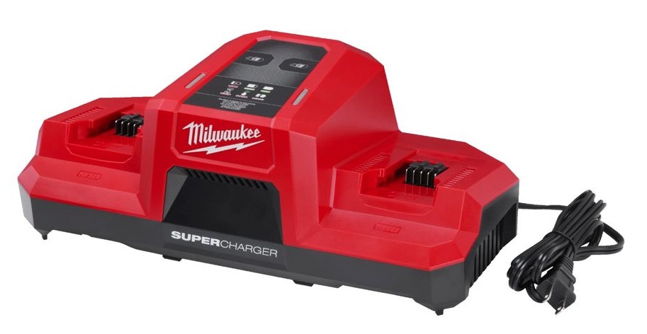 Divu līniju ātrais lādētājs SuperCharge, M18 DBSC, Milwaukee, 4932492531