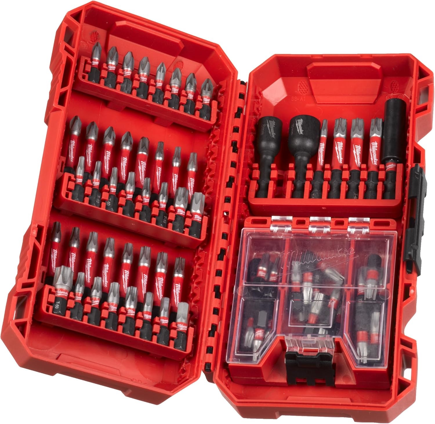 Skrūvgrieža uzgaļu komplekts SHOCKWAVE™ IMPACT DUTY, 75 gb., Milwaukee, 4932492008