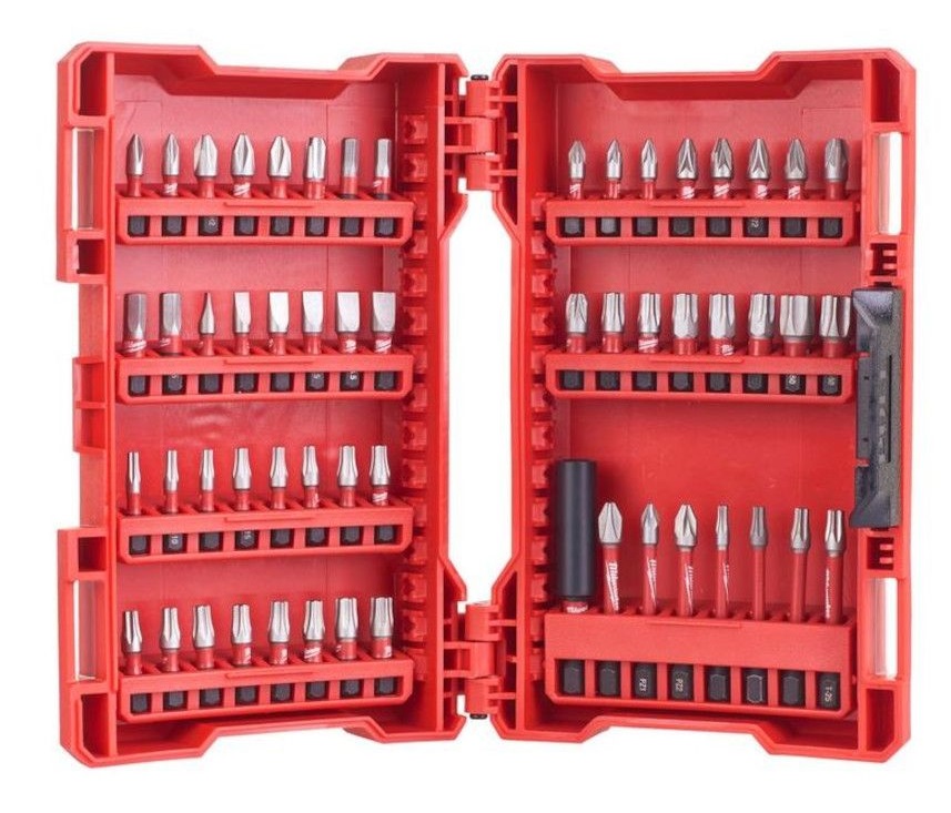 Skrūvgrieža uzgaļu komplekts SHOCKWAVE™ IMPACT DUTY, 56 gb., Milwaukee, 4932492006