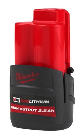 Аккумулятор M12 HB2.5, 2,5 Ач (12 В), HIGH OUTPUT™, Milwaukee, 4932480164