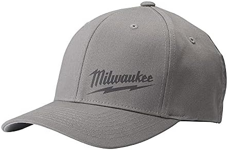 Viegla beisbola cepure BCS GR, L/XL, pelēka, Milwaukee, 4932493098