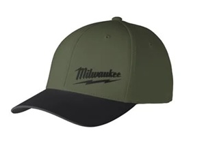 Viegla beisbola cepure BCP GN, L/XL, zaļa, Milwaukee, 4932501786