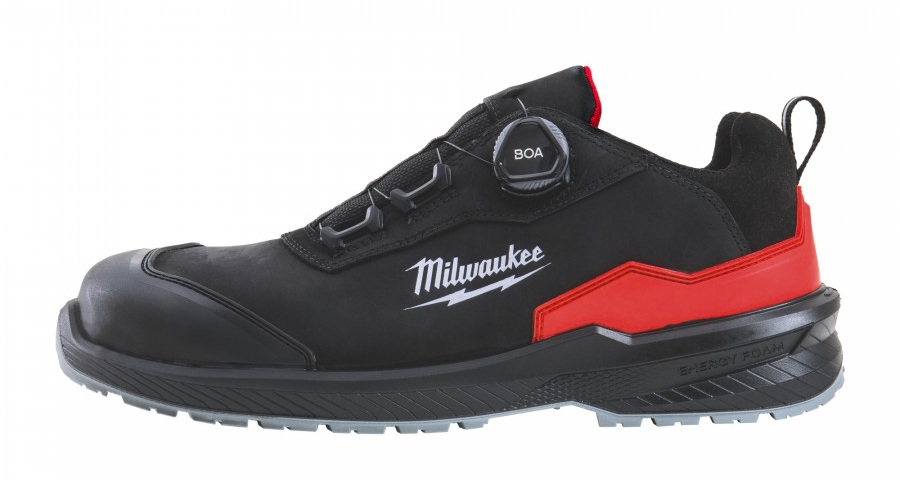 Darba aizsargbotas Flextred™ S1PS, melnā krāsā, B1L110133 ESD FO SR, Milwaukee, 42 izmērs, 4932498086