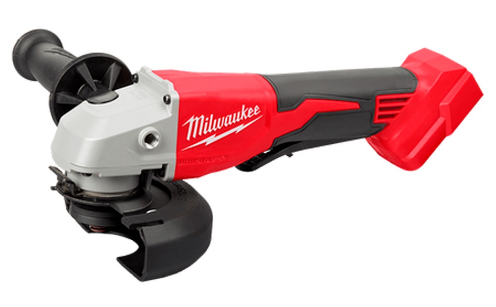 Bezsuku motora 125 mm akumulatora leņķa slīpmašīna M18 BLSAG125XPD-0, ar lāpstiņveida slēdzi, Milwaukee, 4933492645
