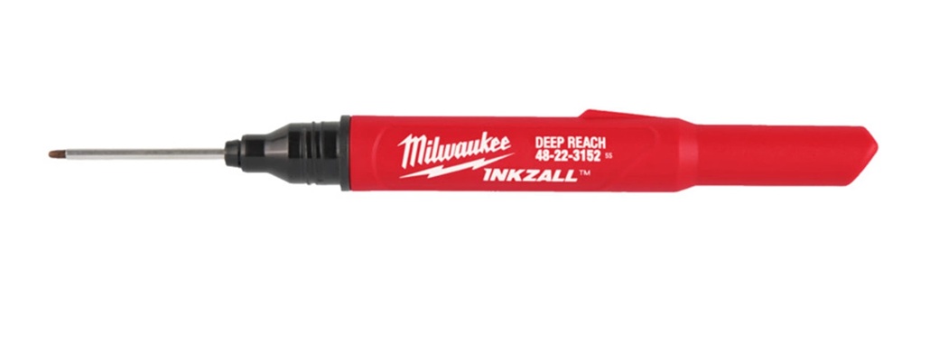 INKAZLL™ īpaši smalka pagarinātā punktveida gala marķieris, melns, Milwaukee, 4932501147