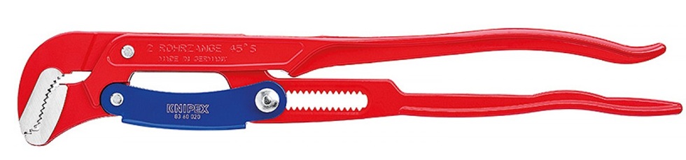 Трубные клещи с S-образным смыканием губок, 2'', KNIPEX, 8360020