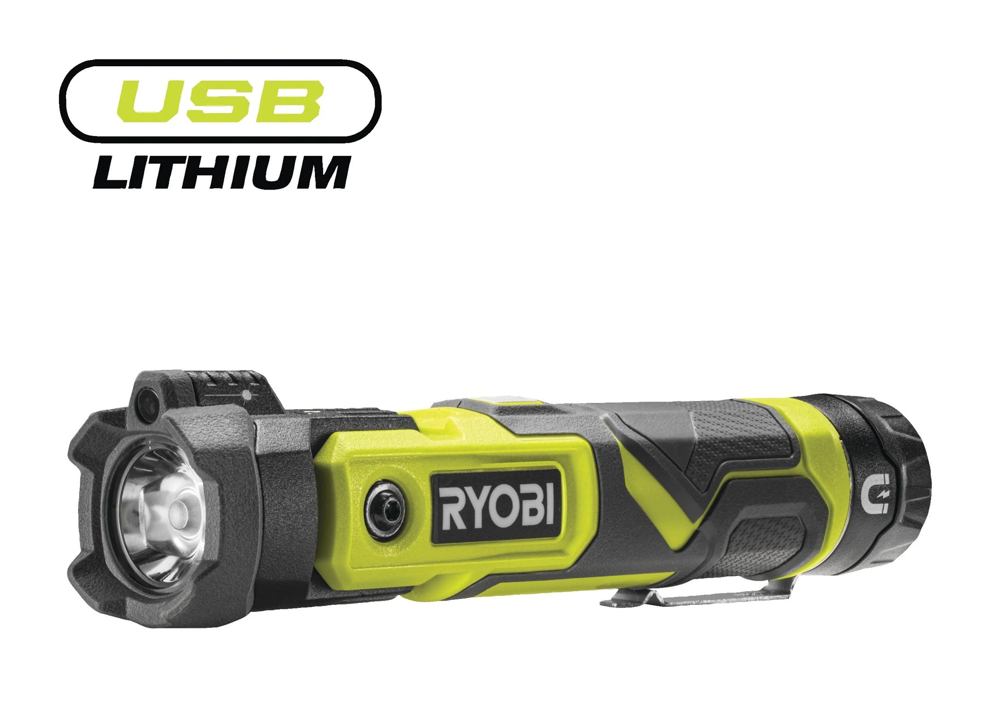 USB Lithium™ 4 V grozāms galvas lukturis, 640 Lm, RLP4-0, Ryobi, 4892210229670