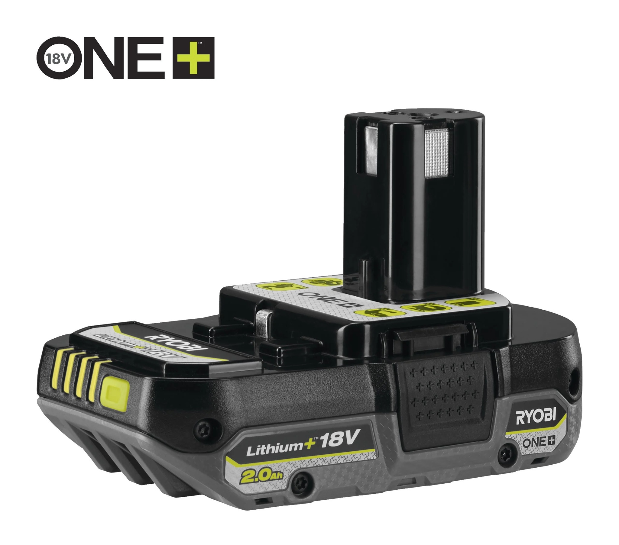 Lithium+™ akumulātors 2 Ah, 18 V, RB1820C, Ryobi, 4892210194633