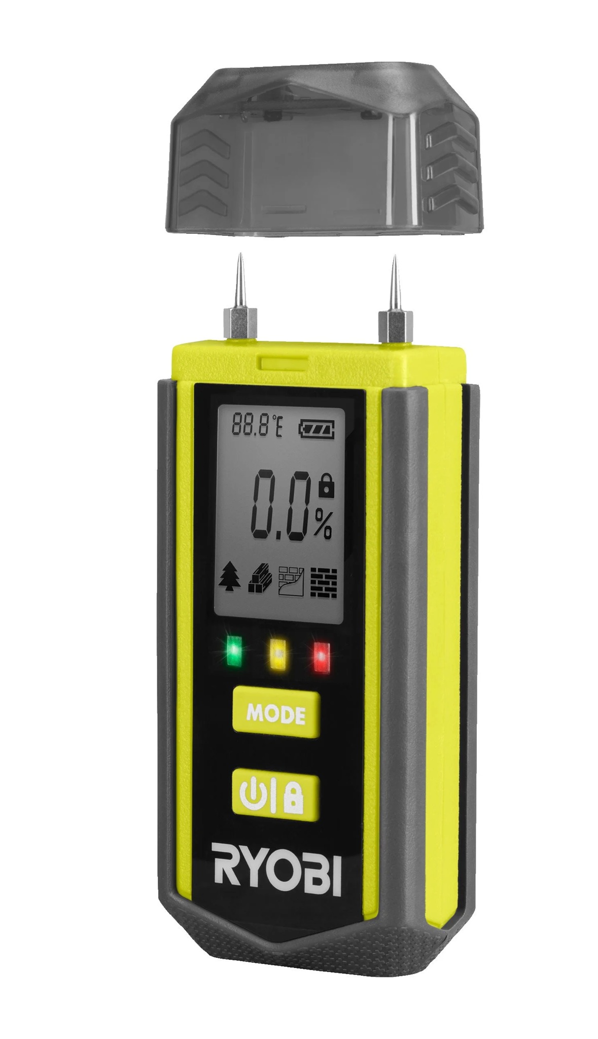 Mitruma mērierīce RBPINMM1, 2 x AAA, Ryobi