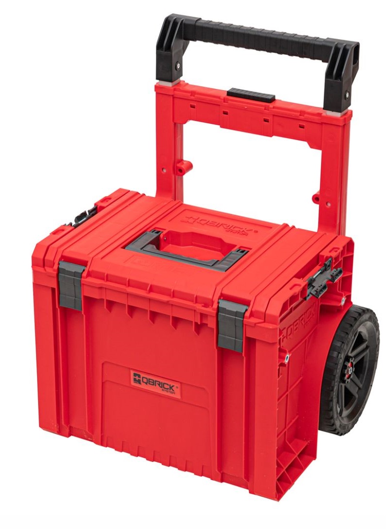 Instrumentu kaste ar riteņiem CART 2.0 PLUS RED, System PRO, QBRICK