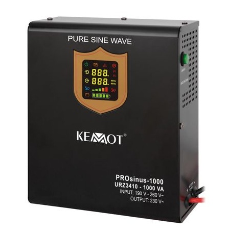 Nepārtrauktās barošanas avots UPS 700 W, montējams uz sienas, URZ3410, KEMOT