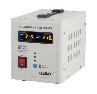 Vienas fāzes sprieguma stabilizators UPS 230 Vac 2000 VA, URZ3413, KEMOT
