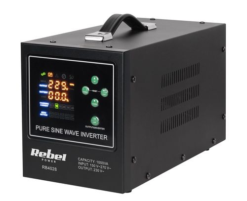 Nepārtrauktās barošanas invertors UPS RB-4028 POWER 700 W, ar sinusoidālu izejas spriegumu un uzlādes funkciju, KEMOT