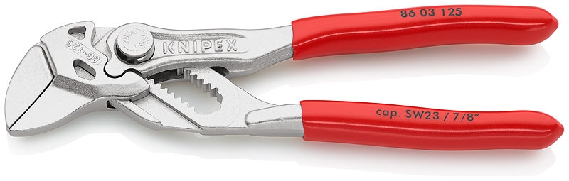 Клещи переставные-гаечный ключ KNIPEX 125 mm, [8603125]