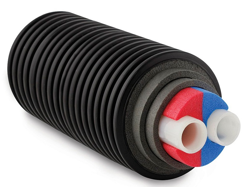 Siltumtrase Ecoflex Aqua Twin 25x3.5-20x2.8/140, 200 m, UPONOR, 1084885