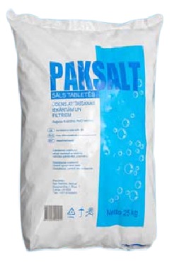 Sāls tabletes PAKSALT (Polija) ūdens attīrīšanai, 25 kg