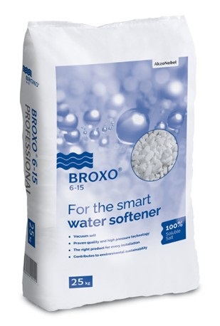 Granulu sāls BROXO ūdens attīrīšanai, 25 kg