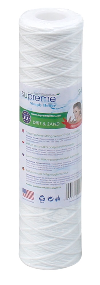 Polipropilēna diega pinuma filtrs SUPREME S-PS10