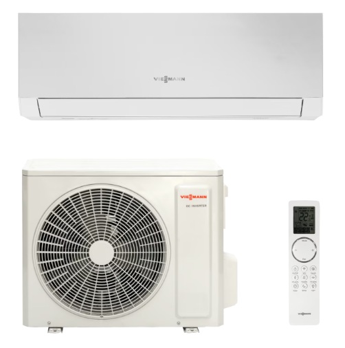 Gaiss-gaiss siltumsūknis Vitoclima 230-S Dynamic, 2,7 kW, ar WIFI, UVC lampu un mākslīgo intelektu, Viessmann, 7272534+7272535
