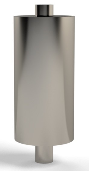 Ūdens sildīšanas tvertne 80 L, D115, 0,8 mm, nerūsējošā tērauda