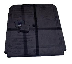 Чугунная изоляционная пластина для верхней дверцы дровяного котла SIME, 6113000