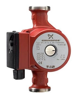 Циркуляционный насос UPS 25-60 N, 230V, для горячей воды, GRUNDFOS