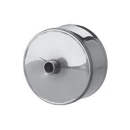 Dūmvada gala noslēgs ar kondensāta izvadu, D200, AISI439/0.5 mm, pieslēgums 3/4'', UMK