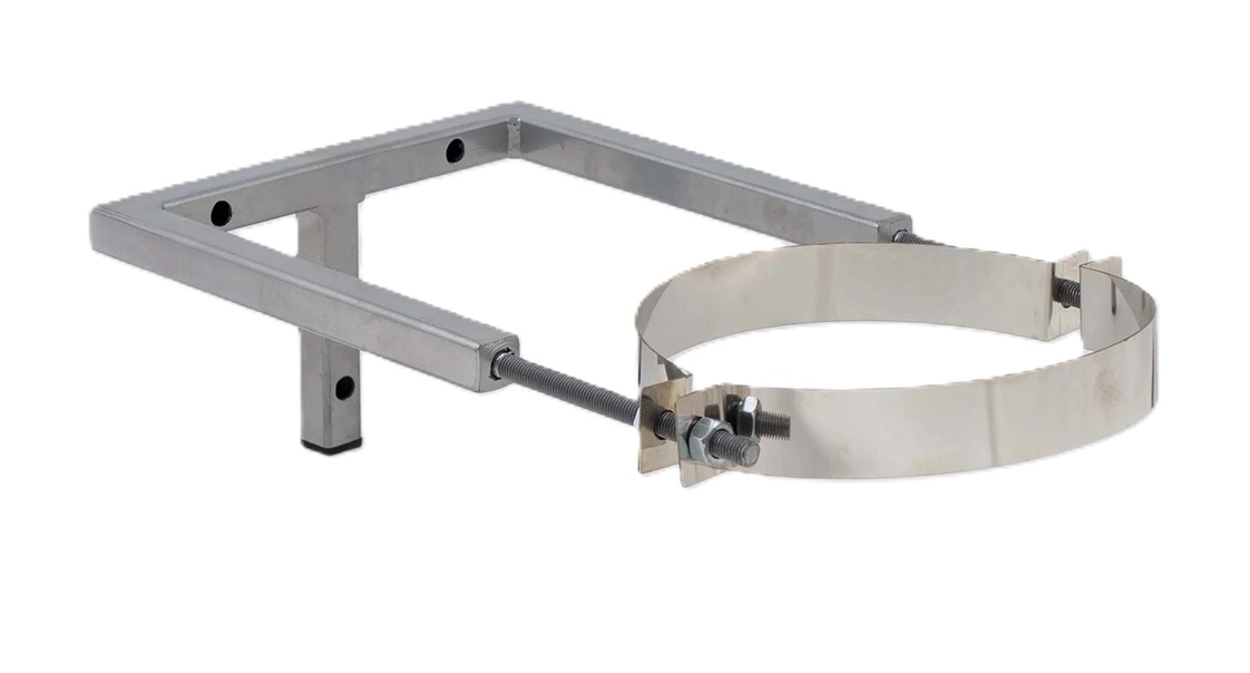Nerūsējošā materiāla skursteņa sienas stiprinājums D180 līdz 500 mm, STANDARD PRO