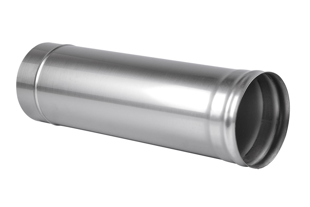 Nerūsējošā tērauda skursteņa caurule 1000 mm, D150, neizolēta, AISI 316, CLASSIC PRO