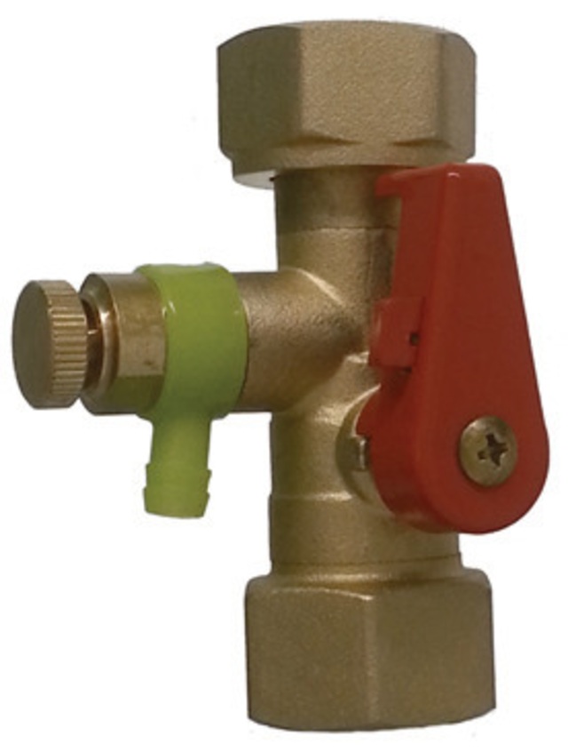 Запорный вентиль 3/4'', для мембранных расширительных баков, 10 бар, 120°C, REFLEX, 7613000