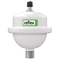 Hidrauliskā trieciena slāpētājs REFLEX WD, 1/2'', 10 bar, 70°C, balts, 7351000