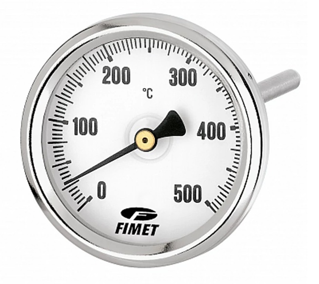 Биметаллический термометp T80/150, 500°C, WATTS, 0810150