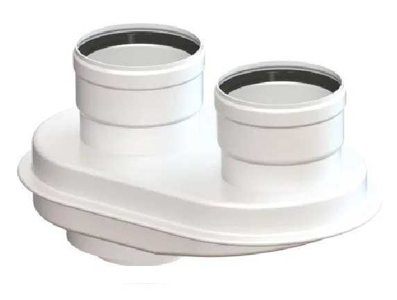 Kondensācijas katla skursteņa adapteris D60/100-60/60, Cox Geelen, AKAYAA600