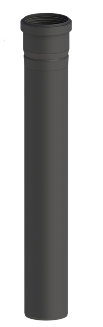 Дымоходная труба для конденсационного котла D60, 1 м, черная, Cox Geelen