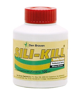 Silikona un pelējuma noņemšanas līdzeklis SILI KILL, 100 ml, DEN BRAVEN
